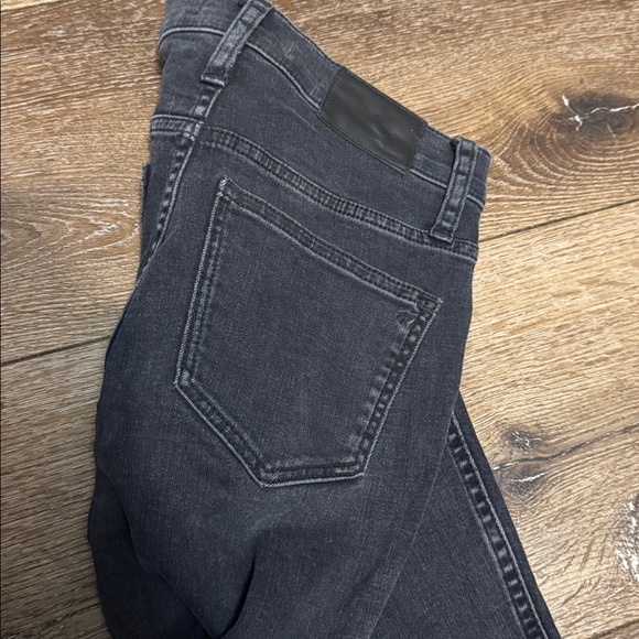 Madewell black 10” high rise skinny 24 - Picture 2 of 4